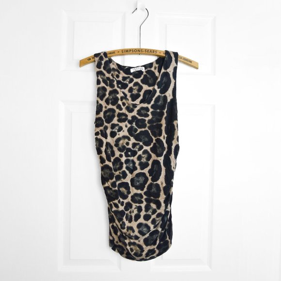 VELVET Graham & Spencer Leopard Print Tank Top - Picture 1 of 6